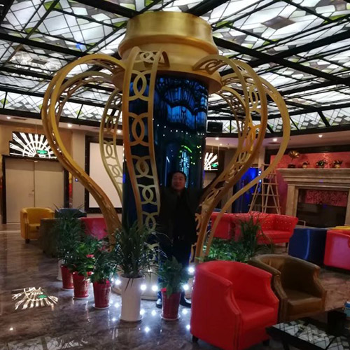 應(yīng)城廣場四樓歡樂空間大廳裝飾